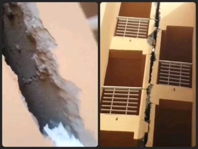 الأضرار الخطيرة التي خلفها الزلزال بمركب سكني بمراكش تدفع حقوقيين لمراسلة الوزيرة المنصوري