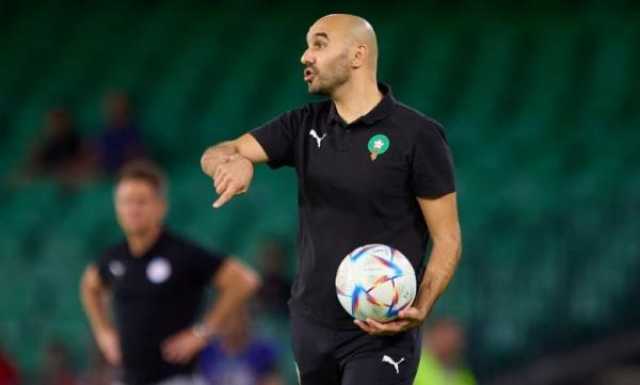 الركراكي: لا أريد ارتكاب نفس الخطأ