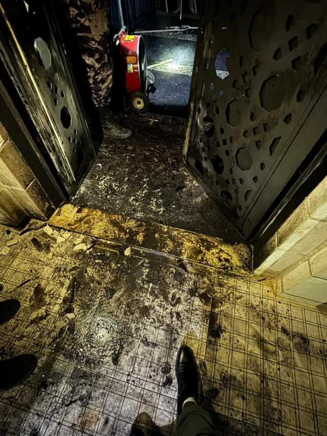 مستوطنون يحرقون أراضي زراعية في عرابة جنوبي جنين