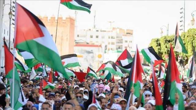 المغرب.. مظاهرة بمراكش تنديدا بسياسات التجويع الإسرائيلية في غزة