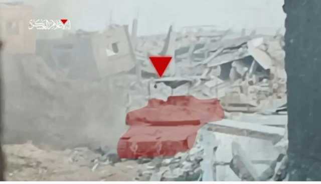 القسام تعلن استهداف دبابة إسرائيلية شرقي حي الزيتون