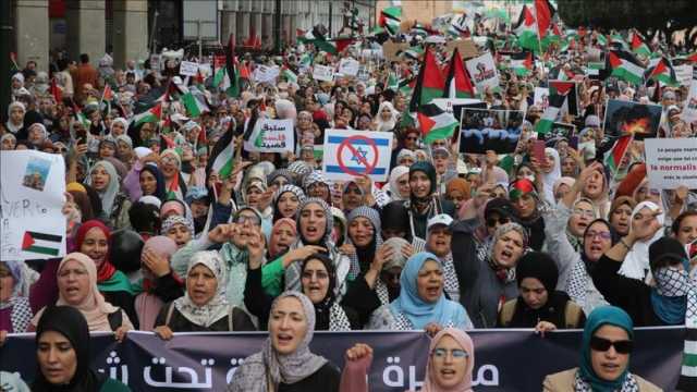 وقفة بأكادير المغربية دعما لفلسطين ورفضا للتجويع الإسرائيلي بغزة