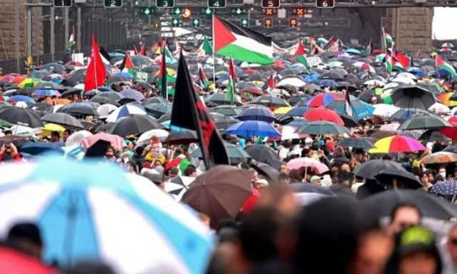 عشرات آلاف يشاركون في مسيرة مؤيدة لغزة بأستراليا