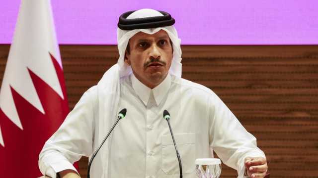 رئيس وزراء قطر: نتابع التحديات التي تعرض لها وقف إطلاق النار بغزة