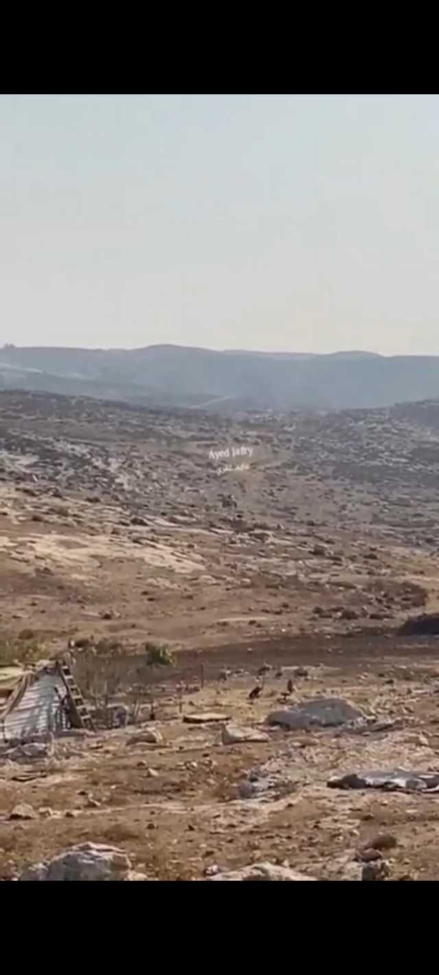 مستوطنون يجرّفون مساحات واسعة من أراضي خلة ماسك شرق رام الله