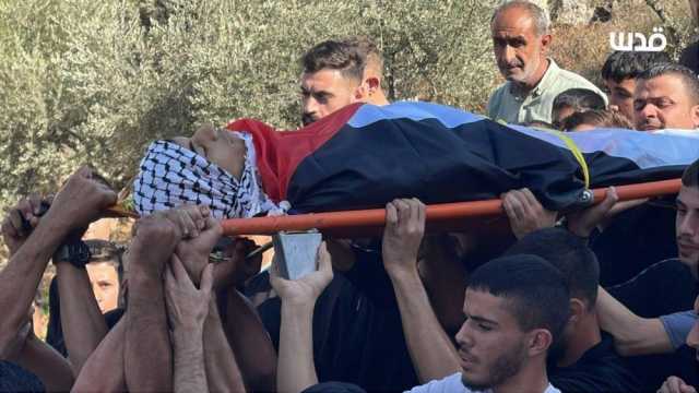 تشييع جثمان الشهيد جميل حنني في نابلس