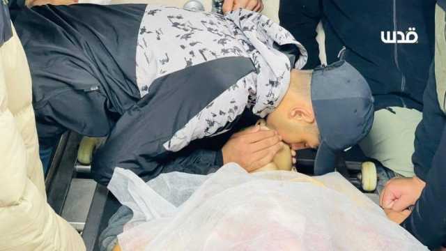 تشييع جثمان الشهيد موسى في مخيم عسكر شرق نابلس