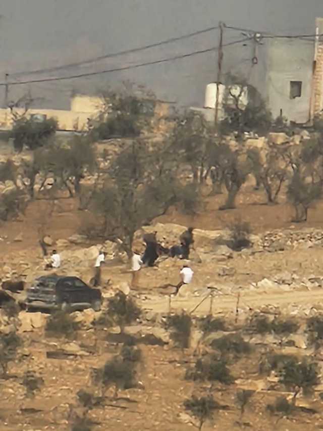 مستوطنون يُهاجمون المواطنين في واد سعير شمال الخليل