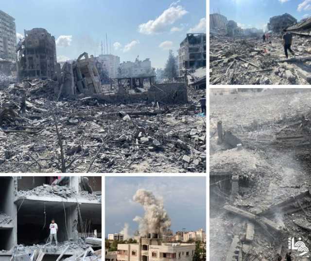4473 شهيدا و15400 إصابة في عدوان الاحتلال المتواصل على غزة