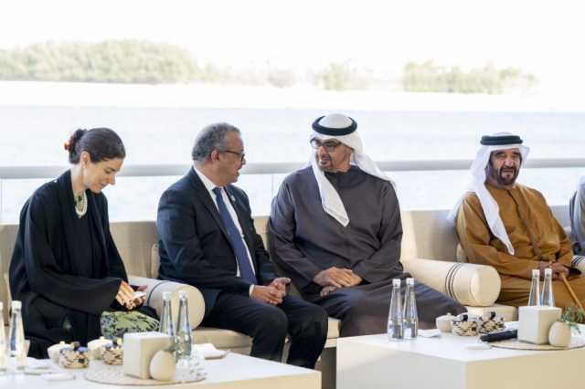 رئيس الدولة: الإمارات حريصة على تعزيز شراكتها مع منظمة الصحة العالمية لمصلحة شعوب العالم كافة