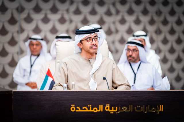 عبدالله بن زايد يشارك في الاجتماع التنسيقي لوزراء الخارجية العرب والاجتماع المشترك مع بلينكن في عمان
