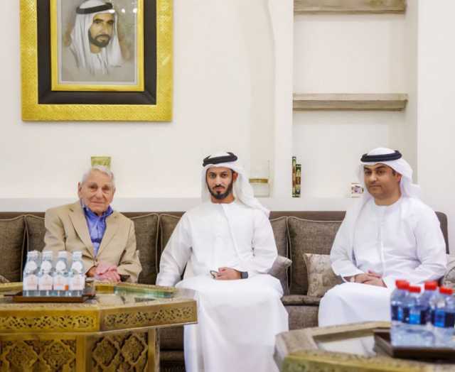زايد بن حمد يستقبل وفد شركة جورج أولمس الألمانية