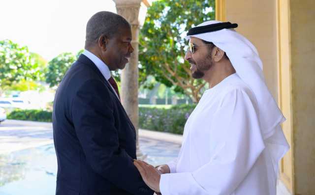 حمدان بن زايد يستقبل رئيس أنغولا .