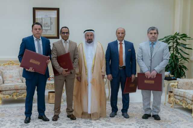 سلطان القاسمي يكرّم الفائزين بجائزة الشارقة للدراسات اللغوية والمعجمية في دورتها السادسة