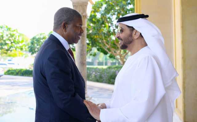 حمدان بن زايد يستقبل رئيس أنغولا ويبحثان العلاقات وسبل تعزيزها