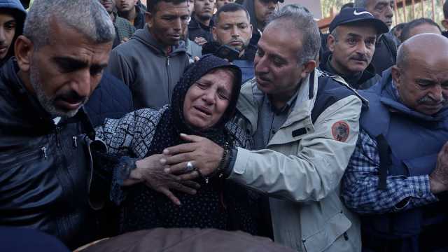تشييع جثمان مصور قناة الجزيرة سامر أبو دقة في خانيونس