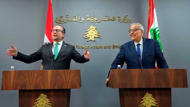 وزير خارجية النمسا يدعو من لبنان إلى وقف الحرب في غزة وعدم التصعيد بين إسرائيل وحزب الله