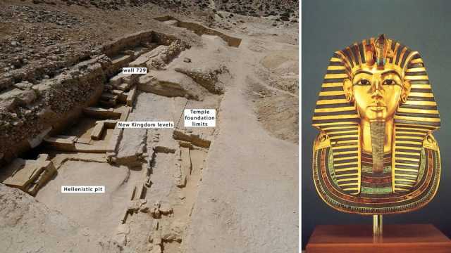 بعد 3400 عام... مدينة فرعونية مرتبطة بتوت عنخ آمون تظهر من رمال الإسكندرية