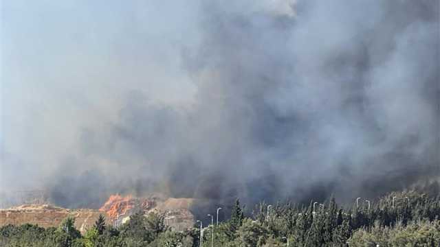 اندلاع حريق في مطعم بإحدى حدائق قصر الشعب بدمشق