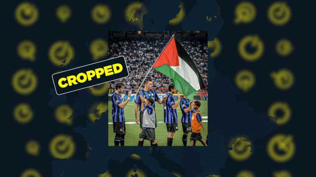هل عبّر فريق إنتر ميلان فعلا عن تضامنه مع فلسطين في آخر مباراة له؟