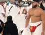 معتمر يثير الجدل بجلسة تصوير شبه عارية أمام الكعبة