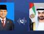محمد بن زايد يبحث هاتفياً مع المرشّح الرئاسي الإندونيسي تنمية العلاقات