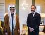 خالد بن محمد بن زايد وولي عهد النرويج يبحثان العلاقات الثنائية