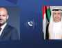 عبدالله بن زايد ووزير الخارجية الفرنسي يبحثان العلاقات الاستراتيجية والتطورات بالمنطقة