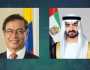 محمد بن زايد يبحث مع رئيس كولومبيا العلاقات الاقتصادية والاستثمارية في «COP28»