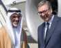 خالد بن محمد بن زايد يصل بلغراد والرئيس الصربي يتقدم مستقبليه