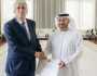 محمد بن زايد يتلقى رسالة خطية من العليمي تتعلق بتعزيز العلاقات