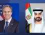 محمد بن زايد يبحث مع بلينكن توفير الحماية للمدنيين وفتح ممرات إنسانية عاجلة لإيصال المساعدات إلى غزة