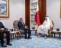 أمير قطر يبحث مع وزير الخارجية الإيراني العلاقات الثنائية والقضايا الإقليمية