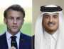 أمير قطر والرئيس الفرنسي يبحثان الهجمات على إيران