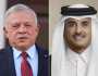 أمير قطر وملك الأردن يبحثان تطورات غزة وسوريا