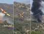 شاهد.. لحظة تحطم طائرة إطفاء أثناء إخماد حرائق اليونان