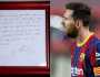 بيع المنديل الذي استخدمه برشلونة للتوقيع مع ميسي بنحو مليون دولار
