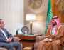 ولي العهد السعودي يلتقي وزير خارجية إيران