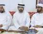 حمدان بن محمد يقدم واجب العزاء في وفاة والدة القائد العام لشرطة أبوظبي