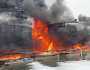بعد هجوم أوكراني..حريق في مستودع نفط كبير في روسيا