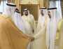 حمدان ومكتوم بن محمد يستقبلان المهنئين بعيد الفطر