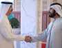 محمد بن راشد يستقبل حاكم أم القيوين ويتبادلان التهاني بمناسبة شهر رمضان