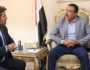 وزير الخارجية يناقش مع ممثل برنامج الأغذية العالمي استئناف المساعدات