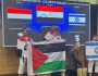 تفاصيل رفع بطلين مصريين علم فلسطين أمام لاعب كاراتيه إسرائيلي
