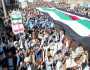 مسيرات جماهيرية في حجة نصرة للشعب الفلسطيني