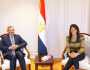 «المشاط» تلتقي الرئيس التنفيذي لوكالة الفضاء المصرية