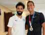 محمد صلاح يهنئ أحمد الجندي بعد ذهبية أولمبياد باريس 2024 «صورة»