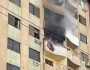 إصابة 5 أشخاص في حريق برج سكني بالفيوم