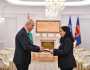 السفير حازم الخطيب يقدم أوراق اعتماده إلى رئيسة جمهورية كوسوفو