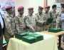 لجنة القوات المسلحة تسلم عقود تمليك مساحات سكنية للمستفيدين